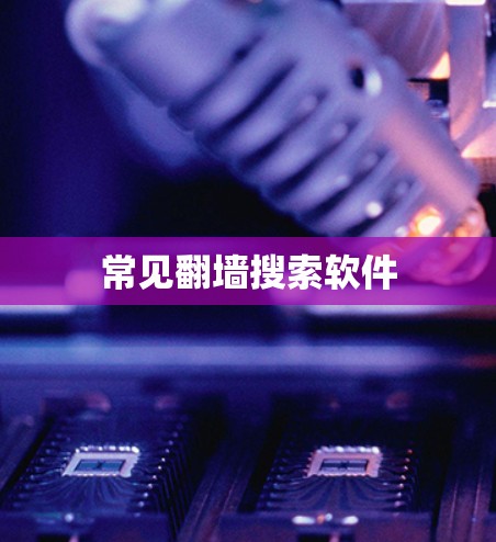 常见翻墙搜索软件