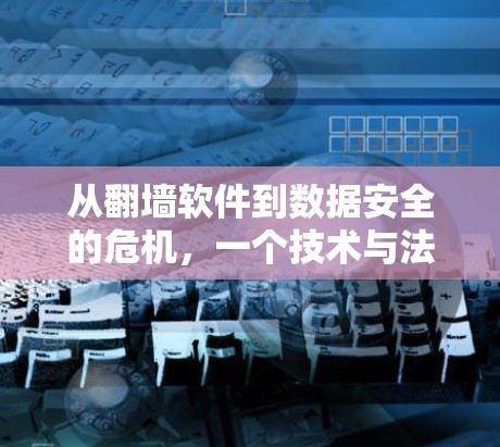 从翻墙软件到数据安全的危机，一个技术与法律的双危机