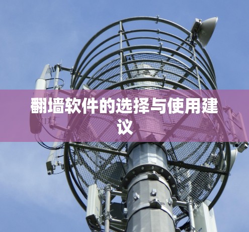 翻墙软件的选择与使用建议