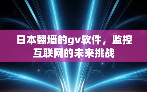 日本翻墙的gv软件，监控互联网的未来挑战