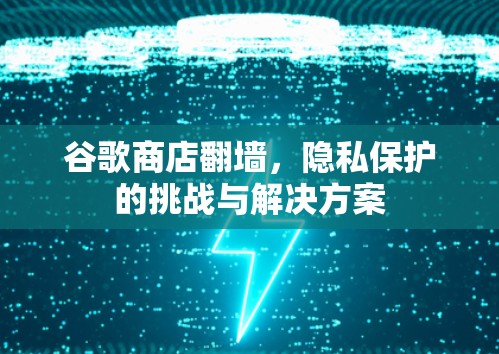 谷歌商店翻墙，隐私保护的挑战与解决方案