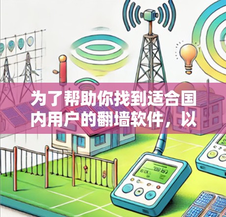 为了帮助你找到适合国内用户的翻墙软件，以下是一些推荐和建议