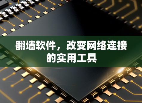 翻墙软件，改变网络连接的实用工具