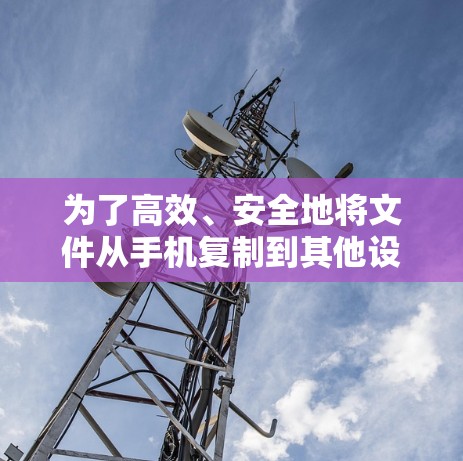 为了高效、安全地将文件从手机复制到其他设备或电脑上，以下是一步步的解决方案