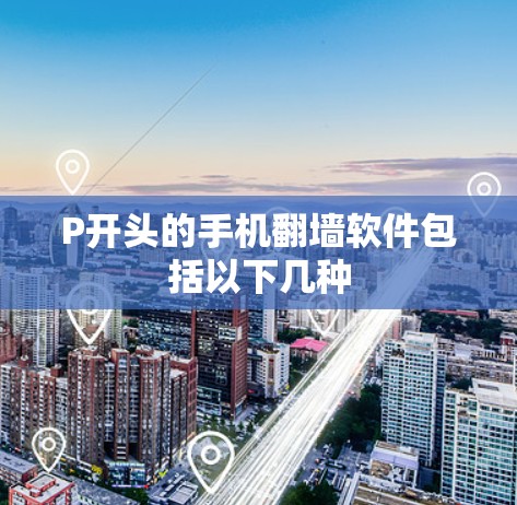 P开头的手机翻墙软件包括以下几种