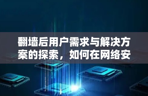 翻墙后用户需求与解决方案的探索，如何在网络安全与用户体验之间找到平衡