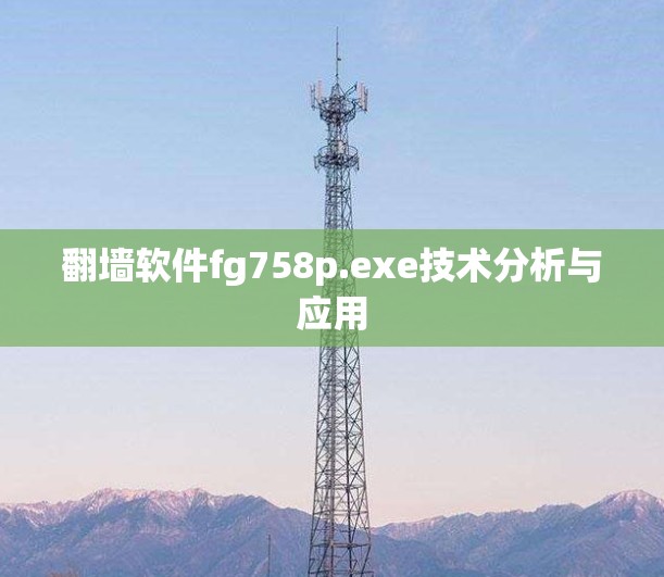 翻墙软件fg758p.exe技术分析与应用