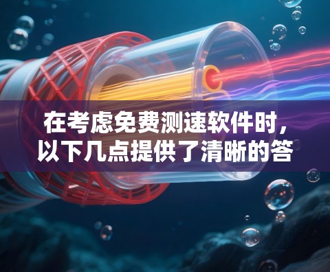 在考虑免费测速软件时，以下几点提供了清晰的答案