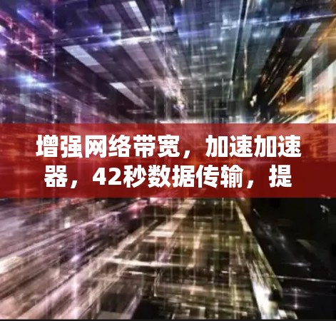 增强网络带宽，加速加速器，42秒数据传输，提升网络性能