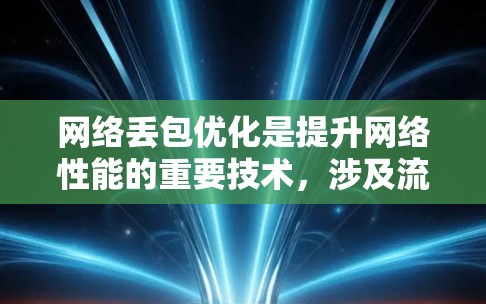 网络丢包优化是提升网络性能的重要技术，涉及流量分析、流量管理、流量监测和优化等多个方面。以下是对网络丢包优化软件的详细分类和推荐
